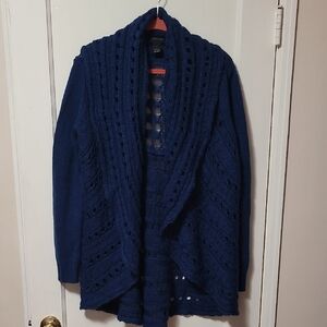 Womens Crochet Knit Sweater